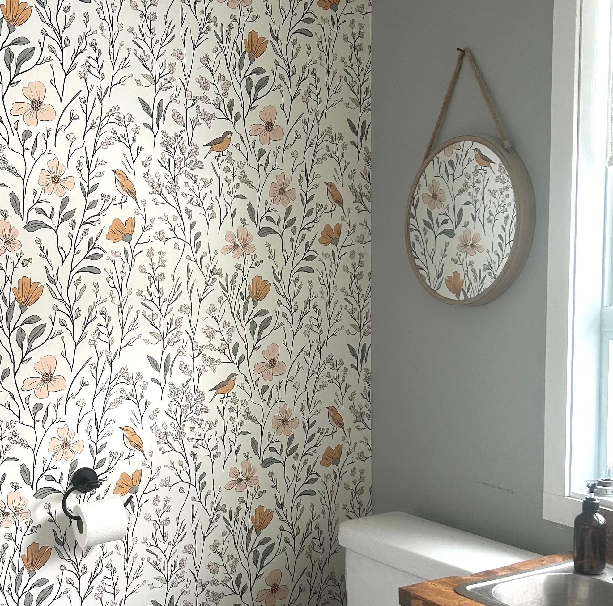 Songbird Meadow Wallpaper