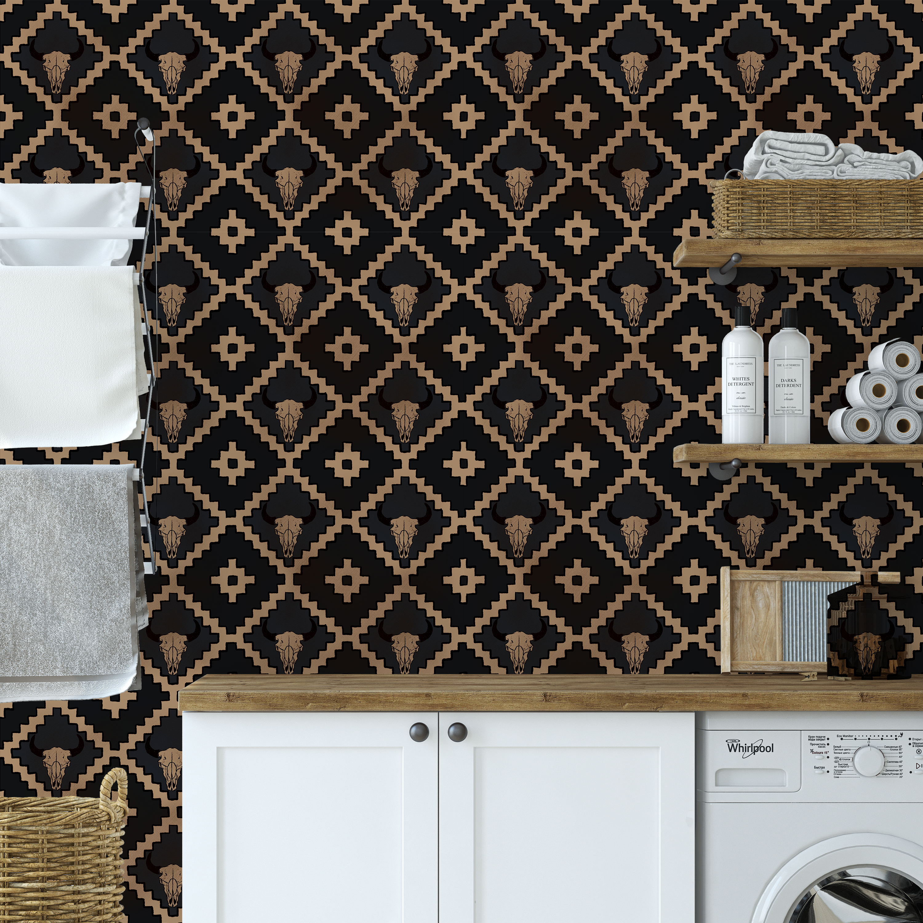 Buffalo Skull Wallpaper