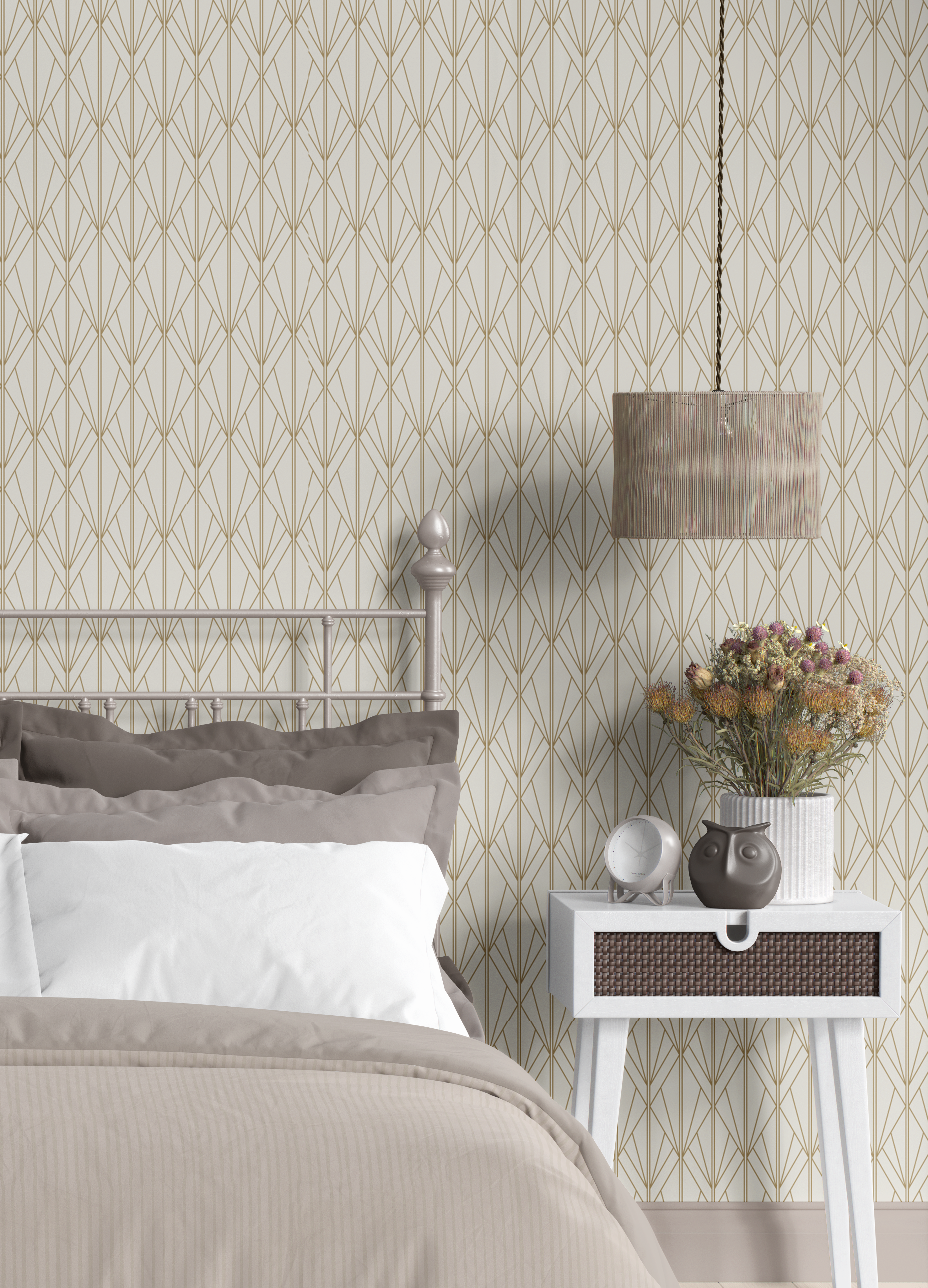 Modern Art Deco Wallpaper