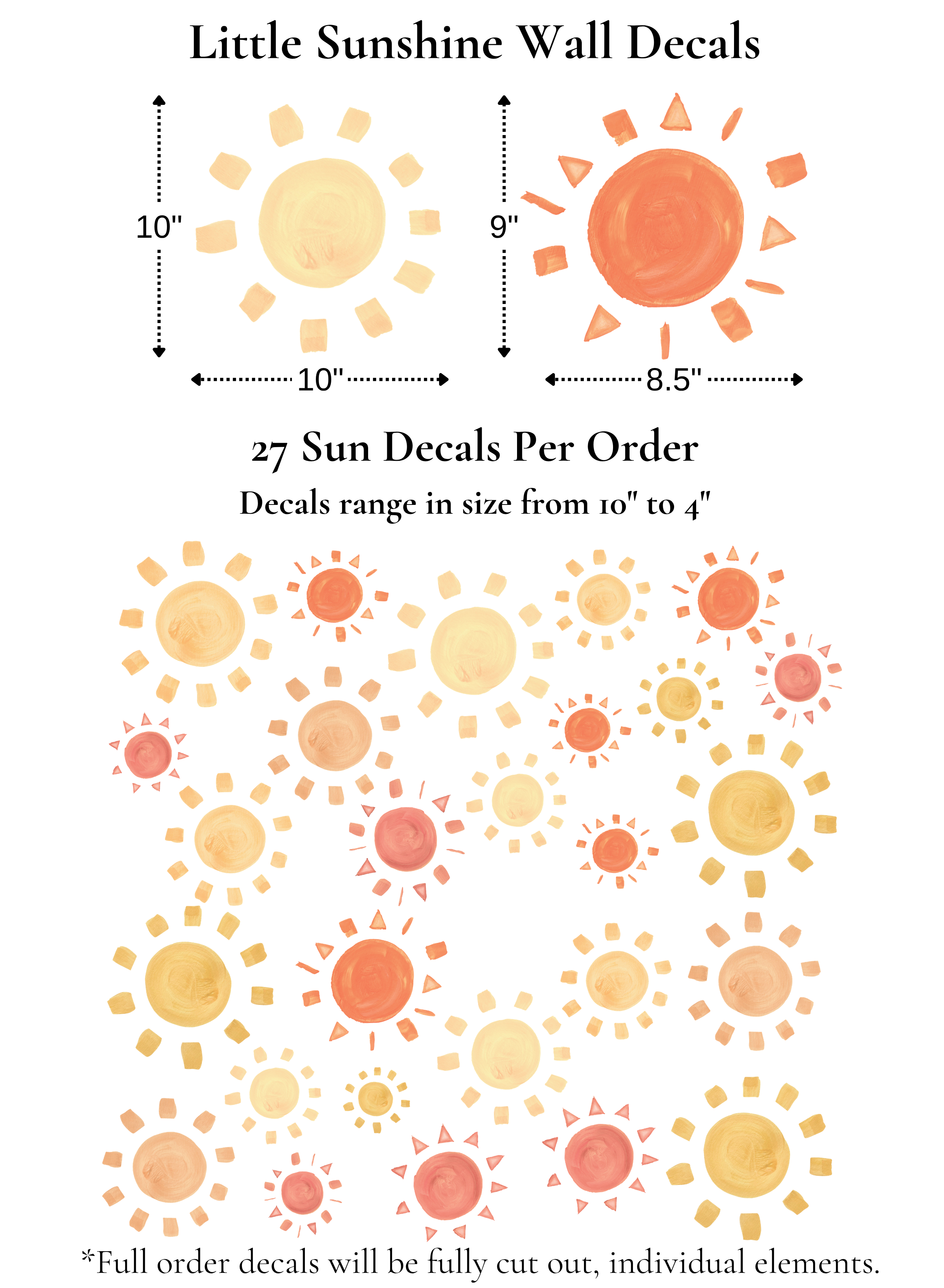 Little Sunshine Wall Stickers