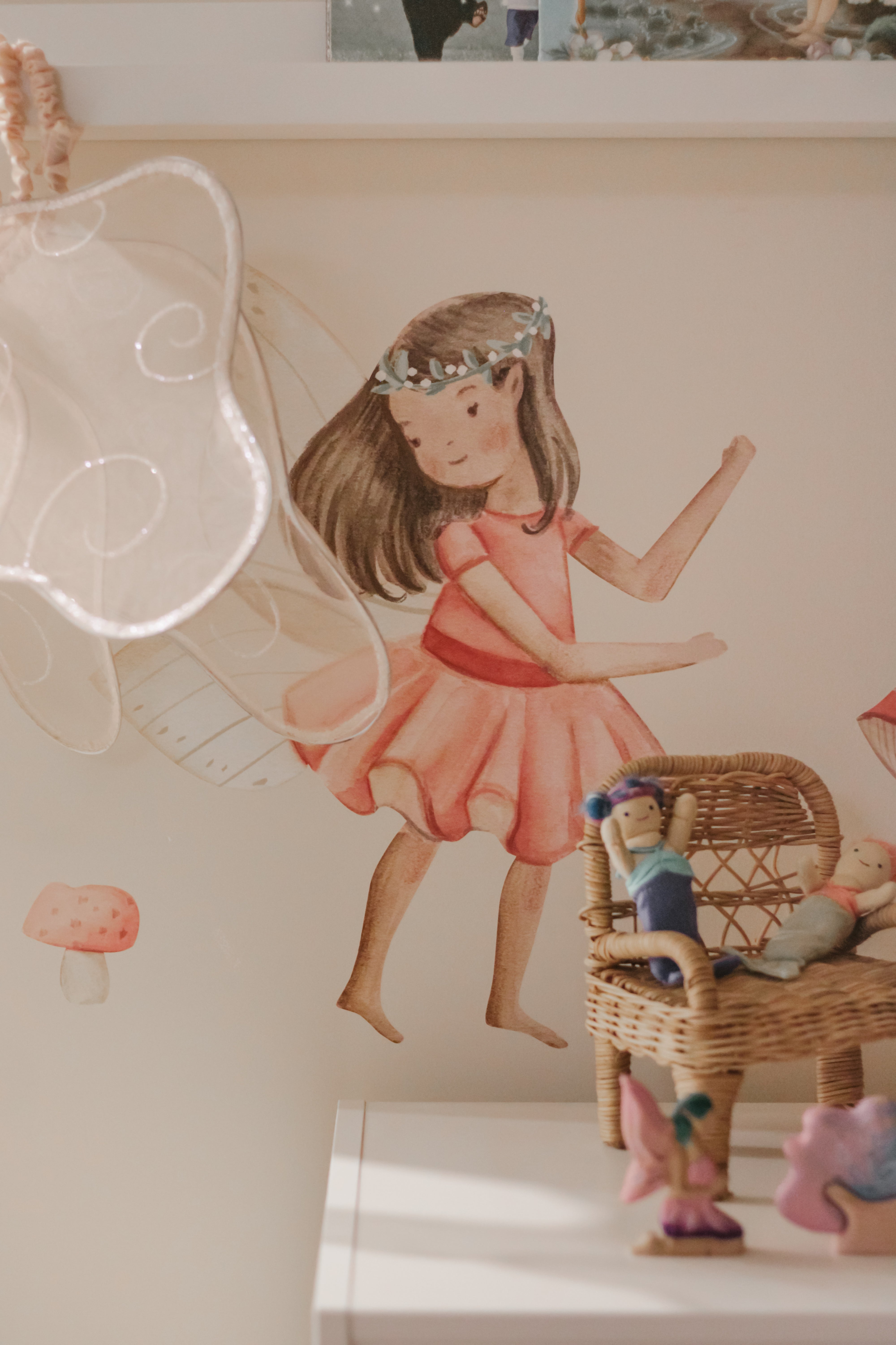 Fairy Garden Wall Stickers (Peel and Stick Decals)