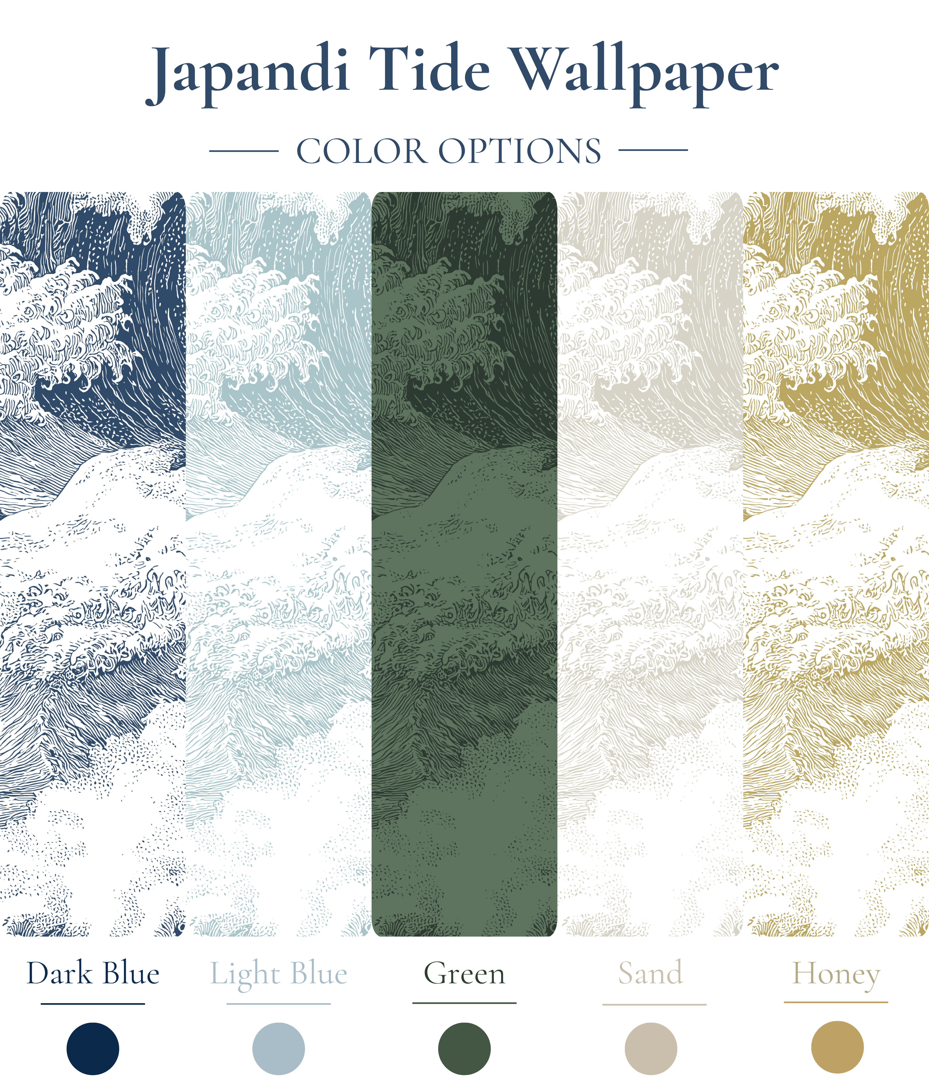 Japandi Tides Wallpaper