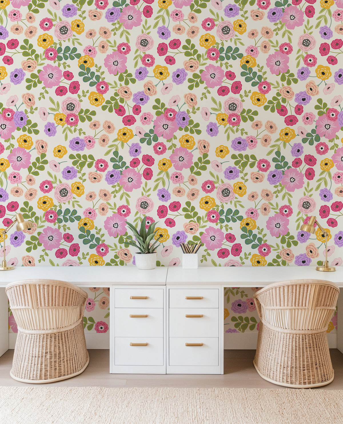 Maximalist Peel and Stick Wallpaper