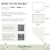 how to measure your wall for wallpaper