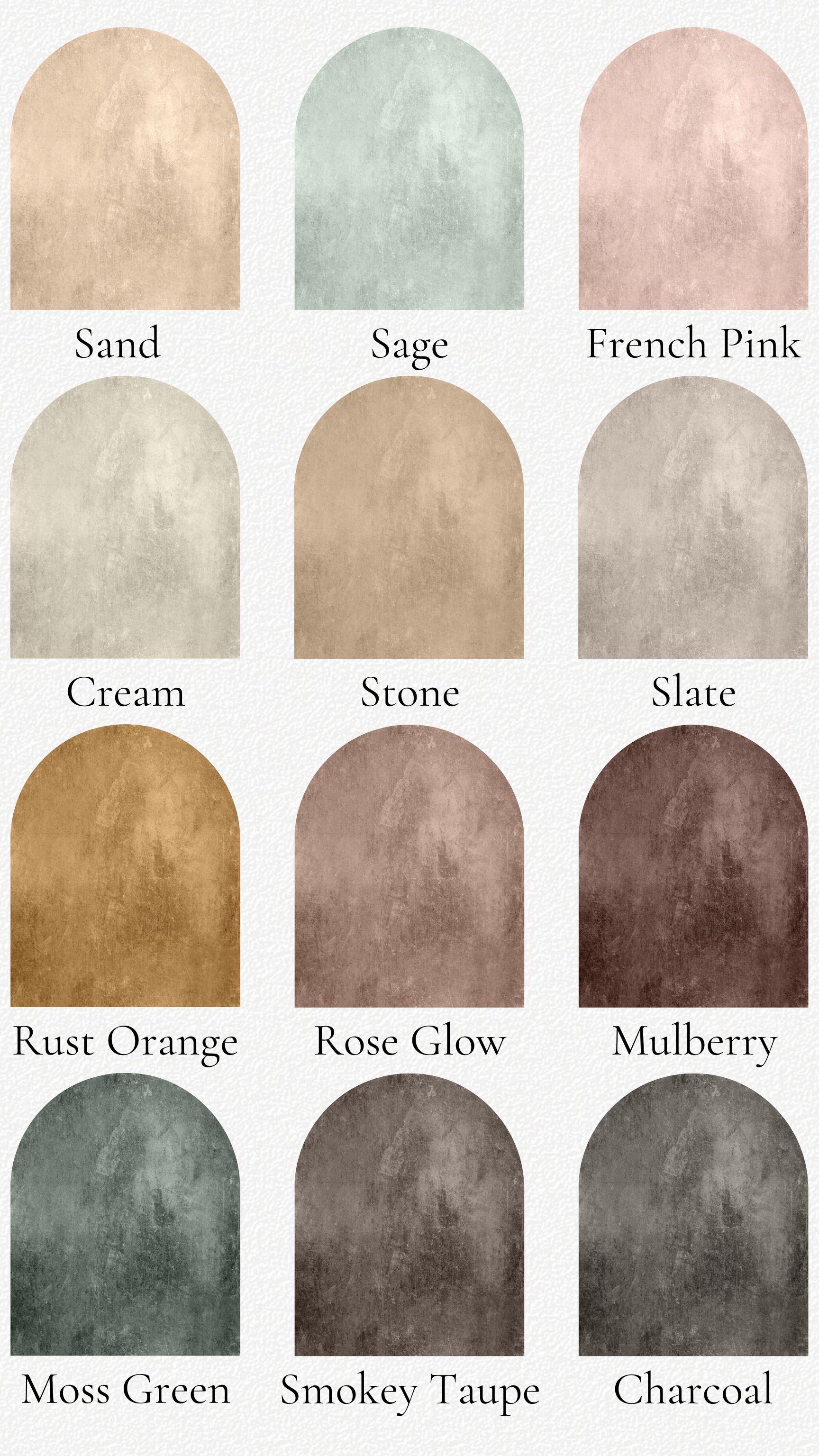 Textured Scallop Half Wall Panels