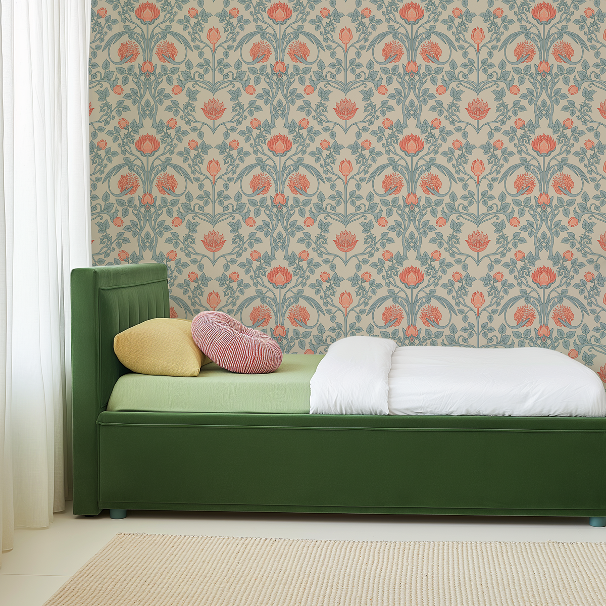 Enchanted Flowers Peel and Stick Wallpaper