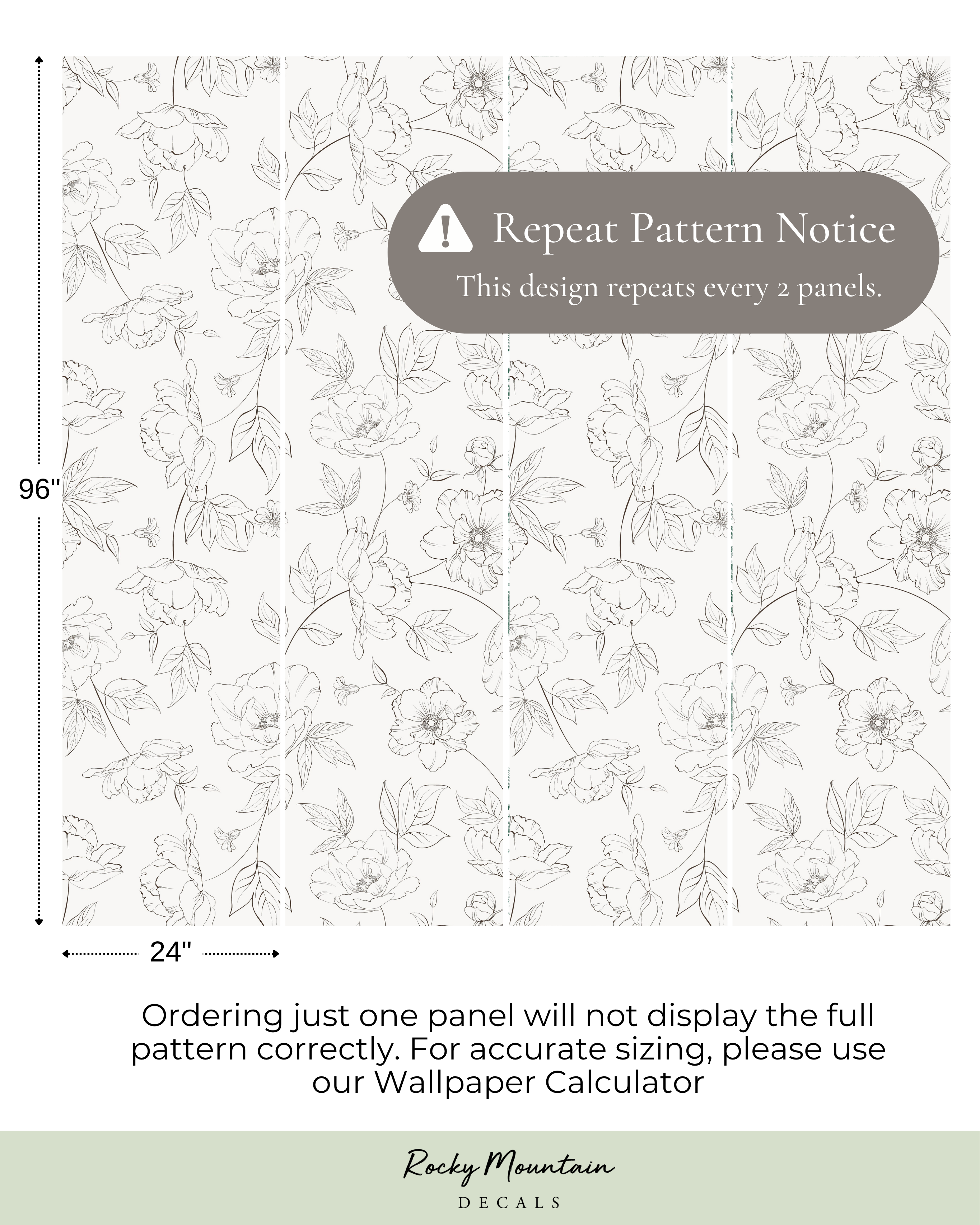 Peony Floral Wallpaper