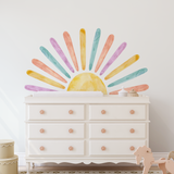Rainbow Rays Sun Wall Sticker