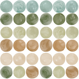 Earth Watercolor Wall Dots