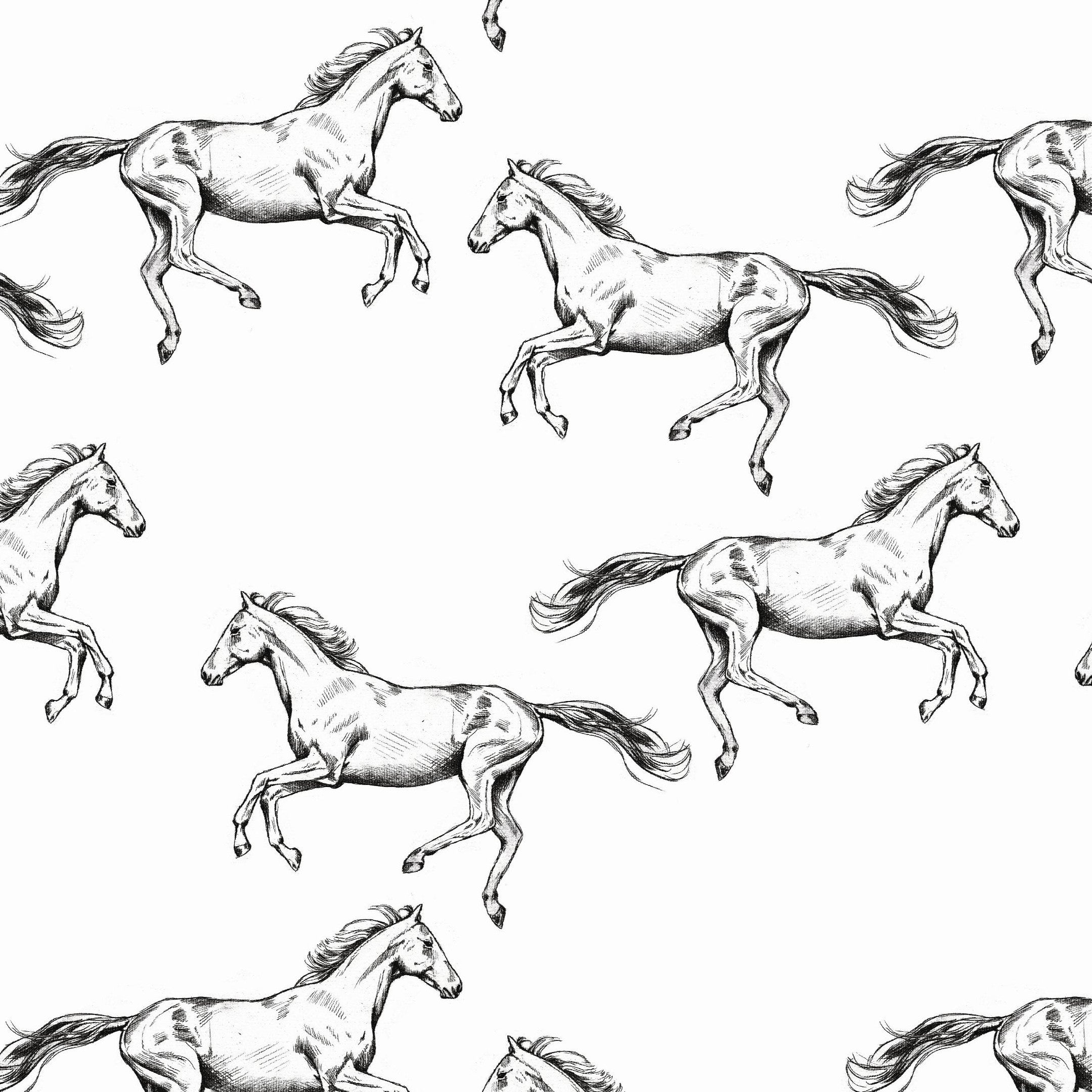 Wild Horses Peel and Stick Wallpaper