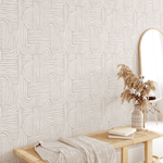 neutral wallpaper for walls, peel and stick geometric wall paper design