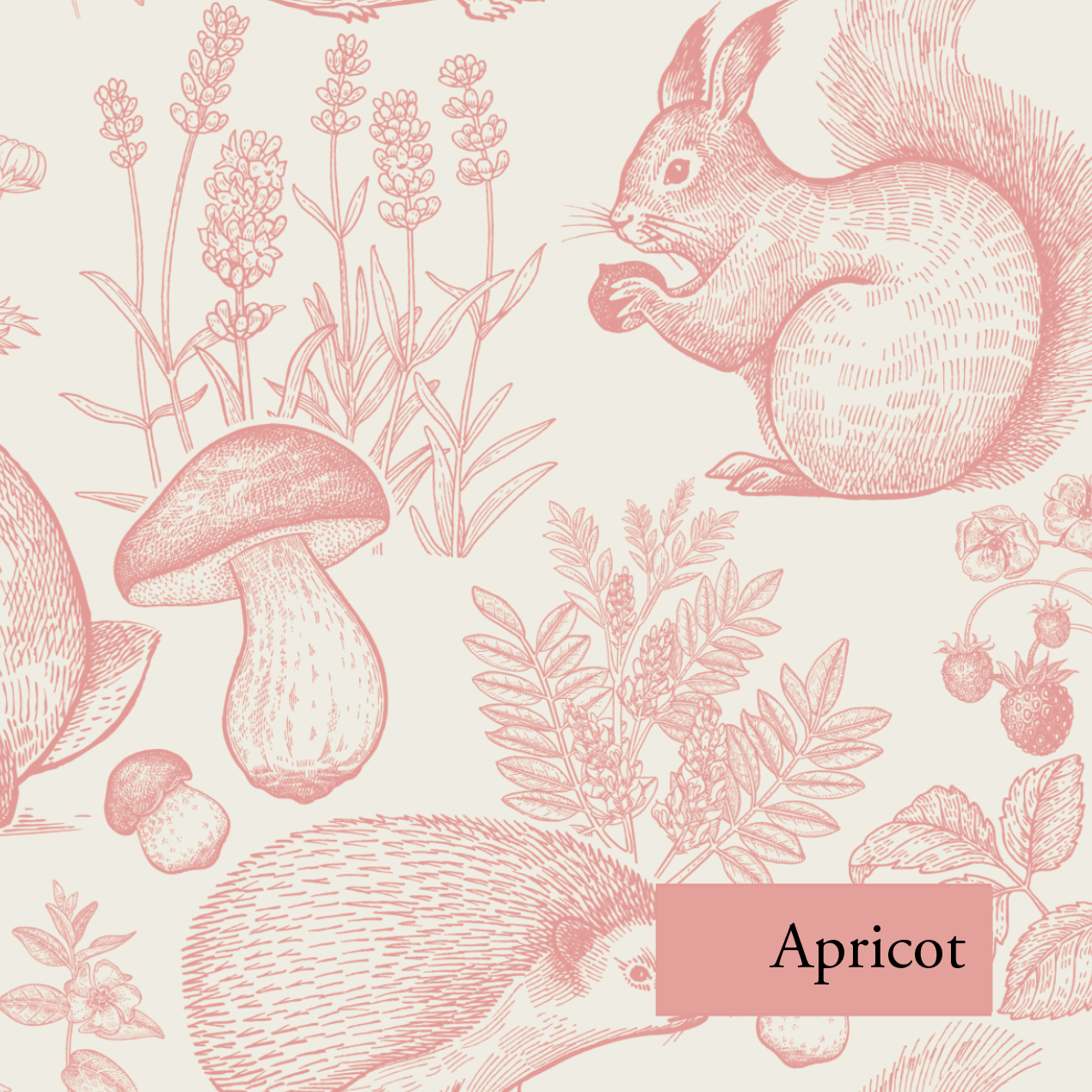 Animal Woodland Removable Peel and Stick Wallpaper