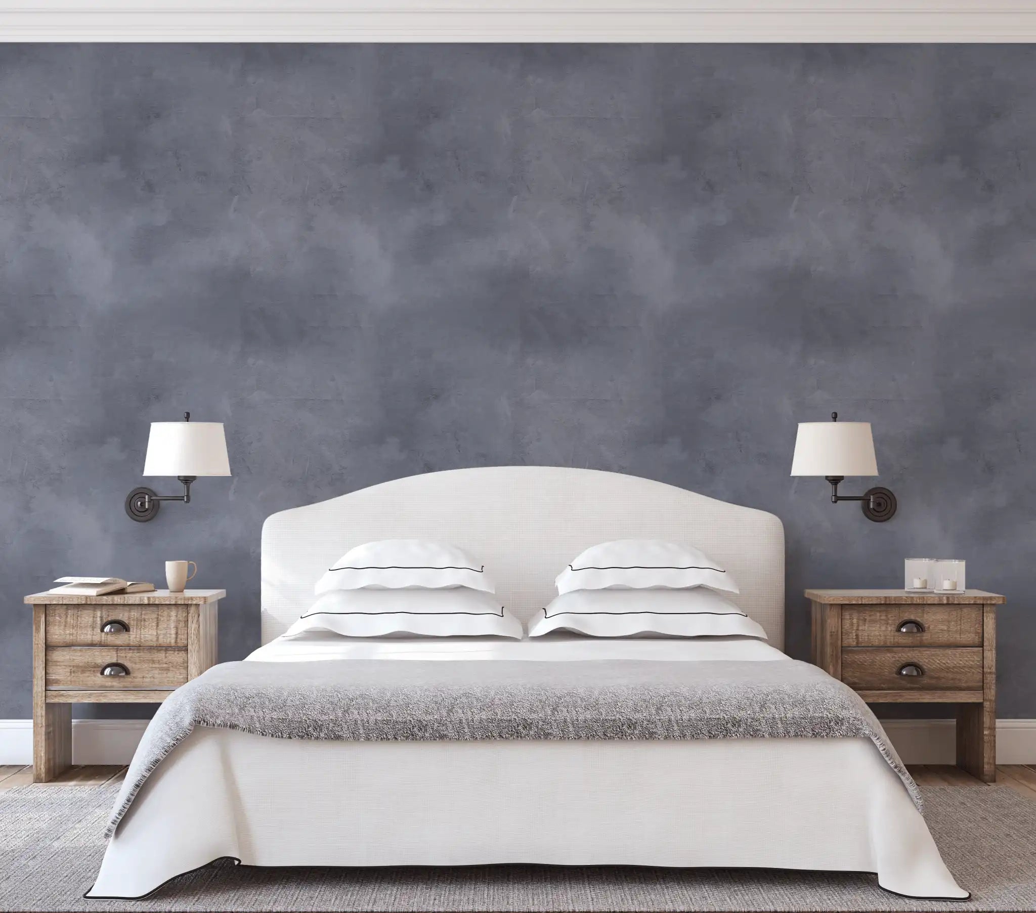 limewash wallpaper for bedroom