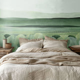 Artistic Landscape Painter Wall Mural (Easy Hang Wallpaper)