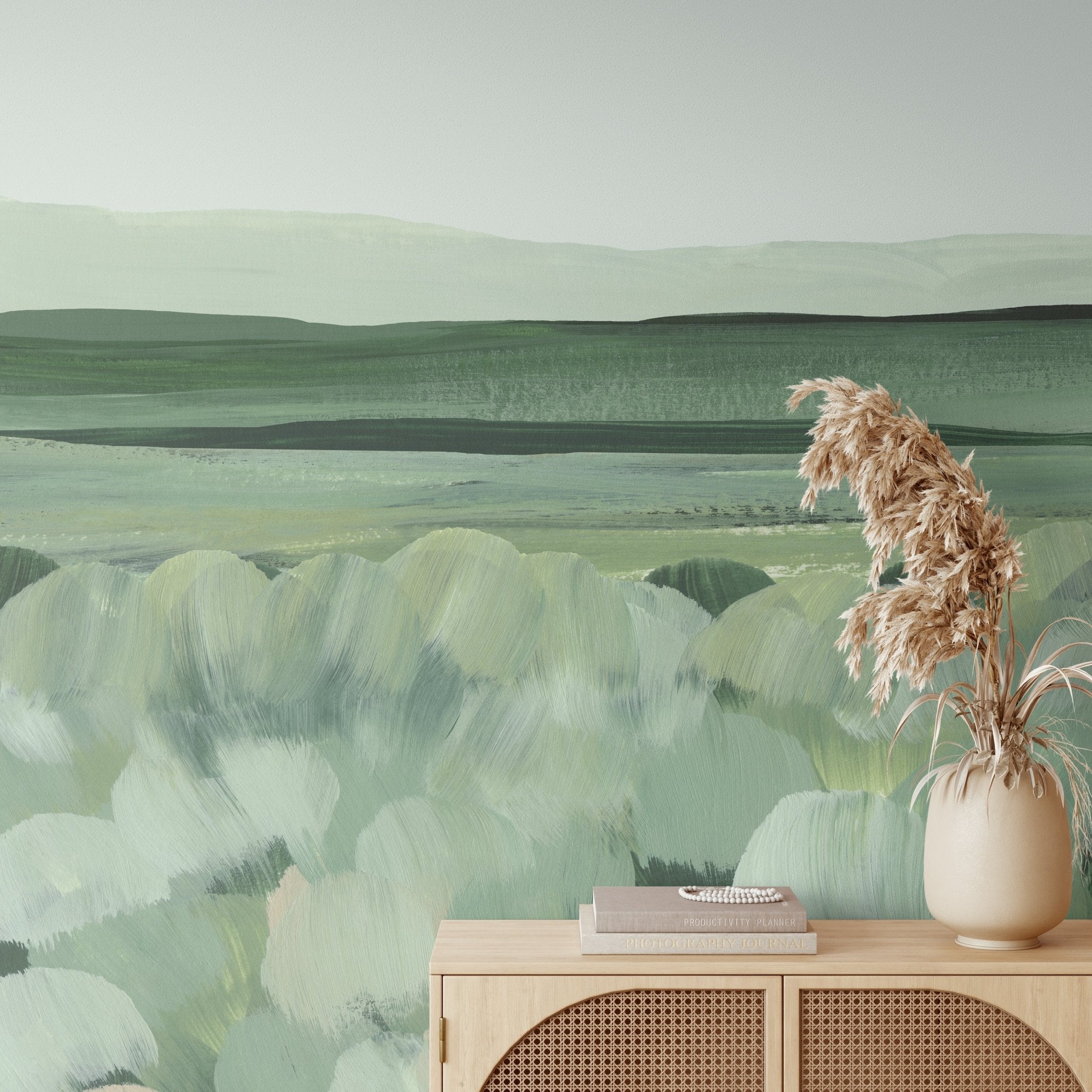 Easy Hang Wall Mural - Painted Landscape