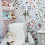 Big Floral Removable Peel and Stick Wallpaper