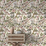 Birds and Flowers Wallpaper