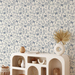 blue coastal cowgirl wallpaper