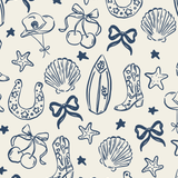 Western Wallpaper, Coastal Cowgirl Wallpaper, Coastal Cowgirl, Cowgirl, Coastal Cowgirl Aesthetic, Blue Wallpaper, Coastal Wallpaper