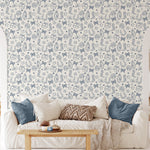 blue coastal cowgirl wallpaper