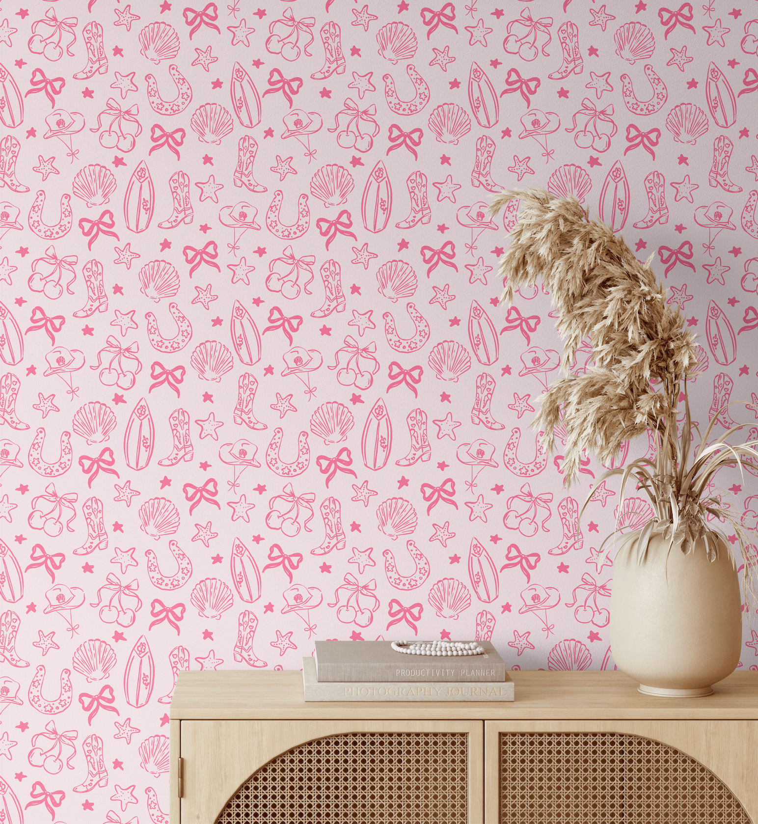 viral coastal cowgirl wallpaper