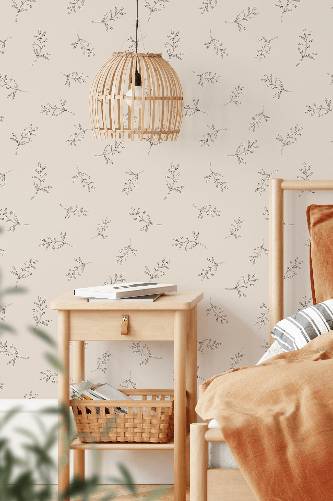 Dainty Boho Peel and Stick Wallpaper