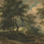Vintage Painting Mural, Deep Woodland Landscape Thomas Barker, Woodland Mural, Wall Mural, Wallpaper, Painting, Painting Mural, Old Painting Mural, Thomas Barker Painting