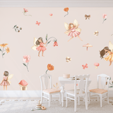 Fairy Garden Wall Stickers (Peel and Stick Decals)
