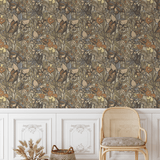 Floral Butterfly Peel and Stick Wallpaper (Self-Adhesive)
