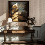 Easy Hang Wallpaper, Victorian Home Decor Style, Removable Wallpaper, Peel and Stick Wallpapers, Pink Stripe