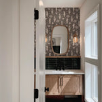 Frontier Wallpaper for Western Style Bathroom