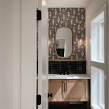 Frontier Wallpaper for Western Style Bathroom