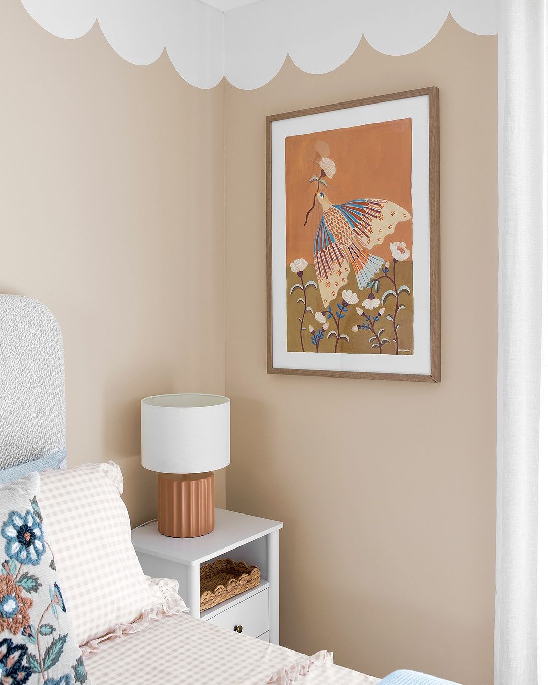 scallop wall decor