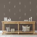 flower wall decals in farmhouse decor