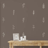 simple flower wall decals