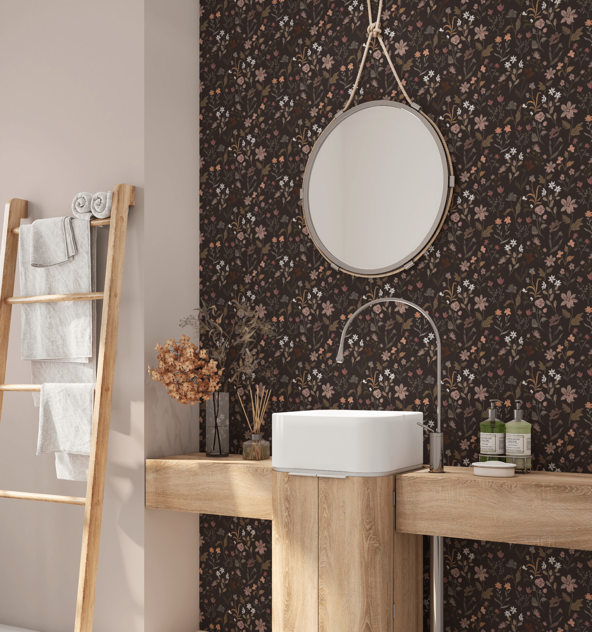 Tiny Floral Wallpaper