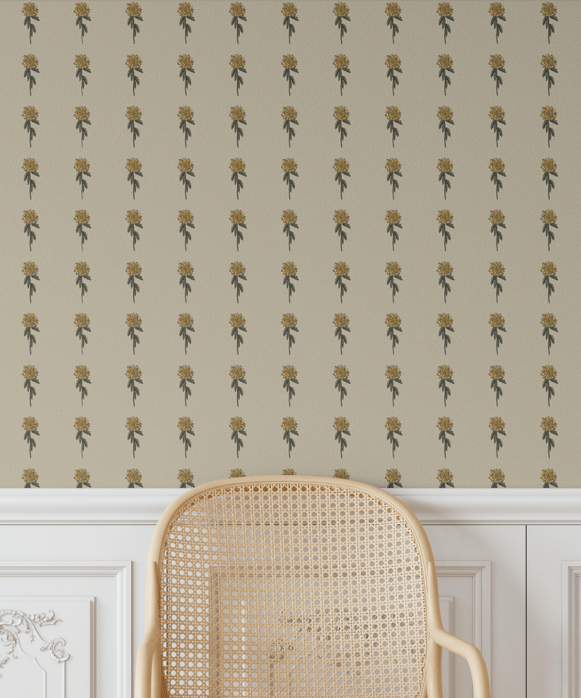 Vintage Aster Wallpaper