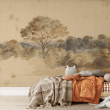 Vintage Landscape Wall Mural (Peel & Stick)