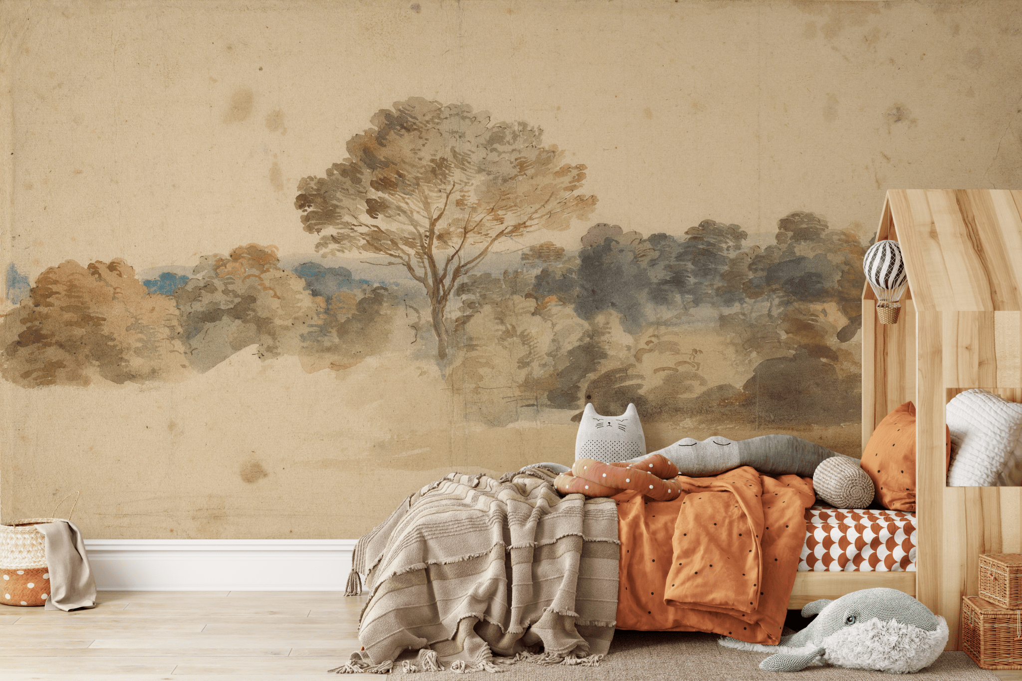 Vintage Landscape Wall Mural
