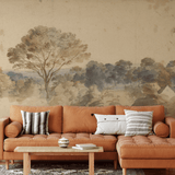 Vintage Landscape Wall Mural (Peel & Stick)
