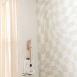 Wavy Checkerboard Peel and Stick Wallpaper