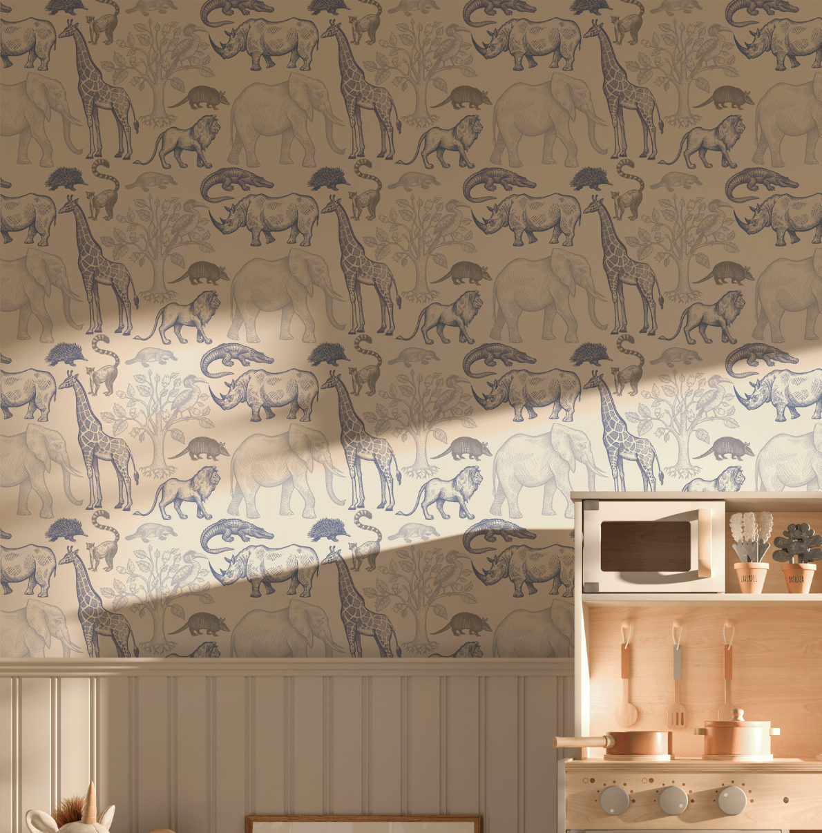 Wildlife Animals Peel and Stick Wallpaper