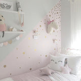Gold Polka Dot Decals, Spot Decal, Home decor, Vinyl Wall Stickers, Gold Dot Decals, Gold Dots, Gold Polkadots