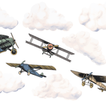 All That is Wright Airplane Decals, Kids Wall Decals, Rocky Mountain Decals