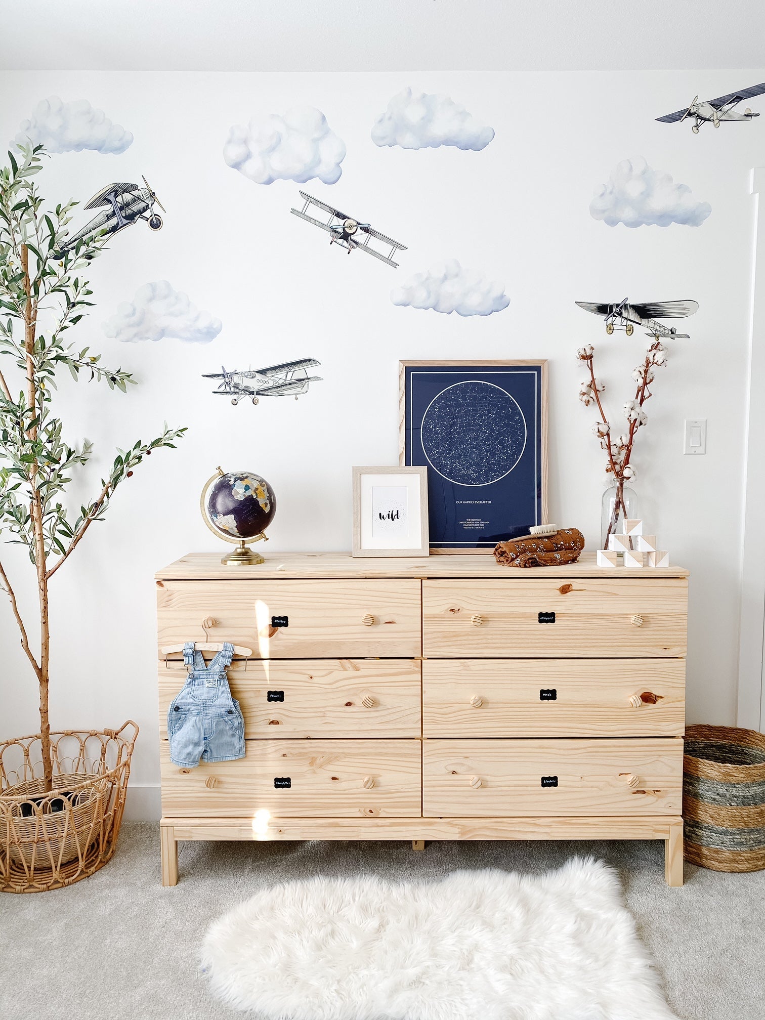 All That is Wright Airplane Decals, Kids Wall Decals, Rocky Mountain Decals