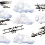 All That is Wright Airplane Decals, Kids Wall Decals, Rocky Mountain Decals