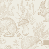 Animal Woodland Removable Peel and Stick Wallpaper