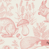 Hidden Grove Wallpaper, Woodland Wallpaper, Forest Animal Wallpaper, Nursery Wallpaper, Nursery Decor, Nursery, Modern Wallpaper, Peel Stick