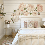 Big girl room, Floral wall decals, floral wall decal, floral decals, floral decal, peel and stick decals, floral wallpaper