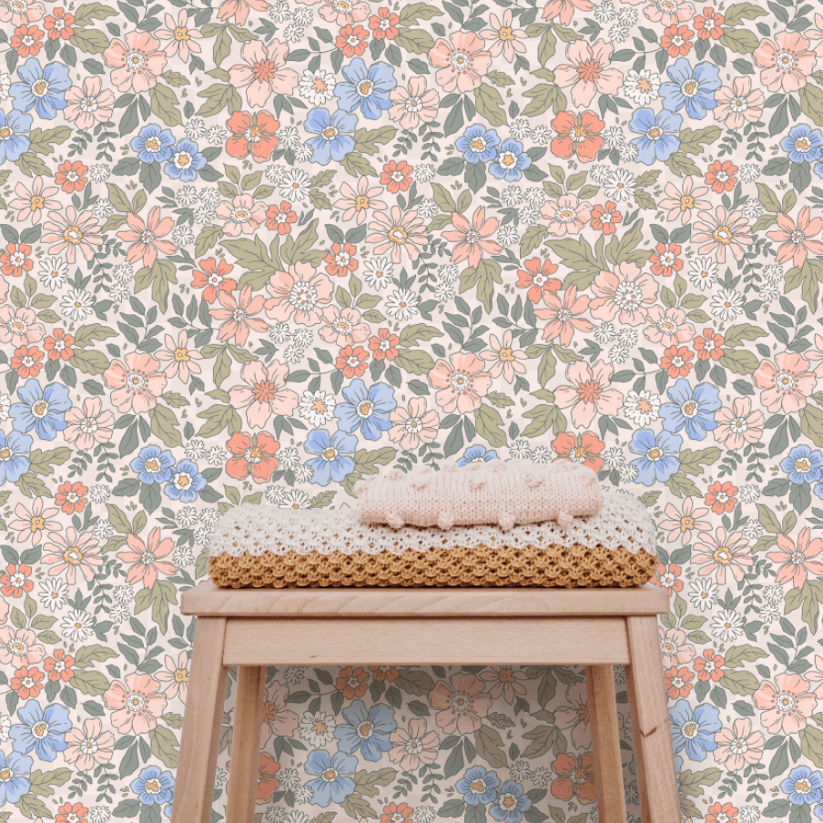 best floral peel and stick wallpaper